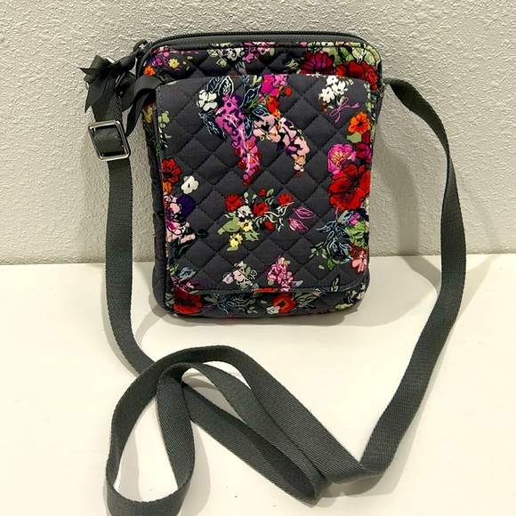 Vera Bradley RFID Mini Hipster in Hope Blooms Crossbody “ retired print” - Picture 2 of 16